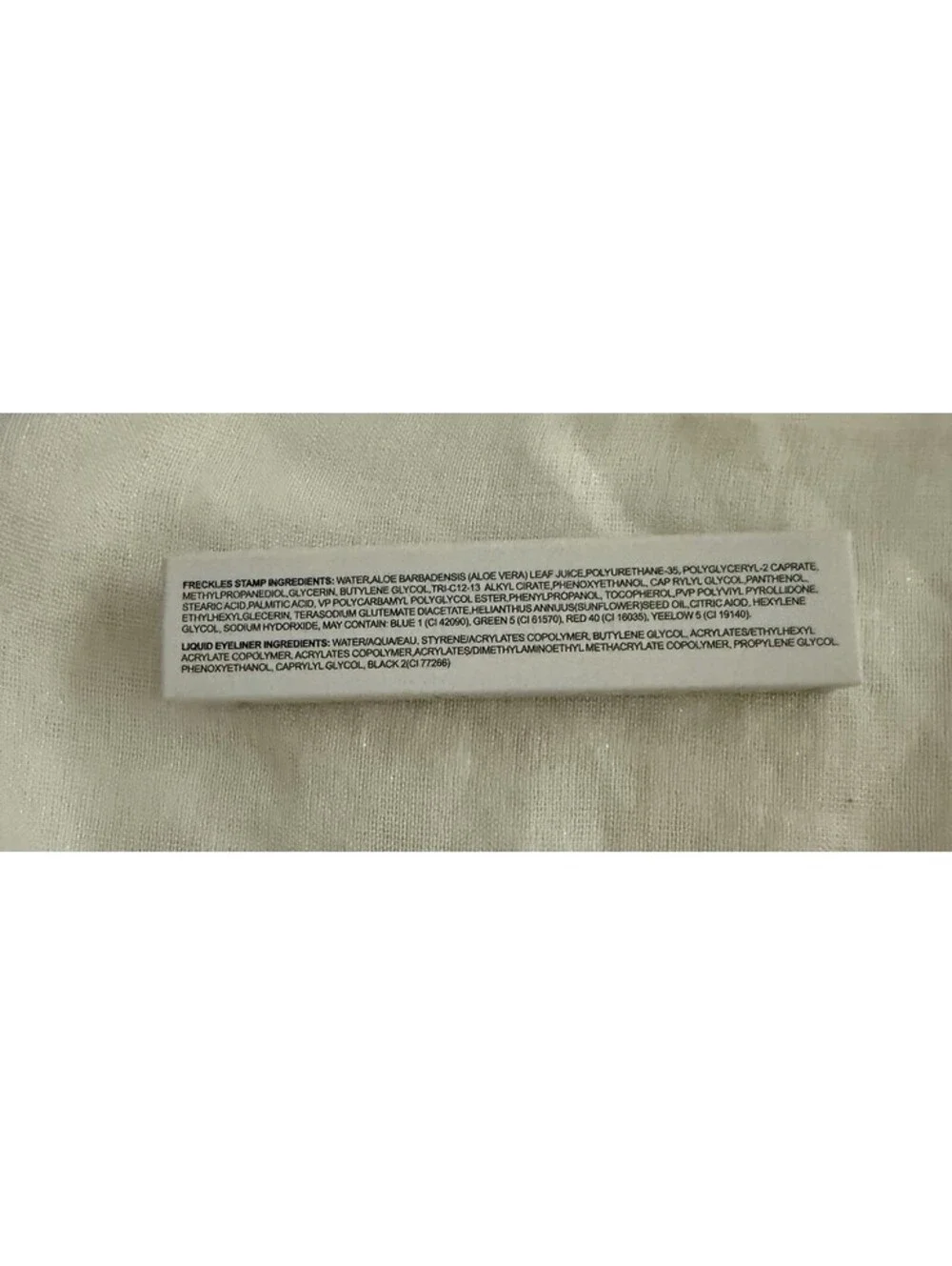 PageVine Freckles Stamp & Liquid Eyeliner 2-in-1 Black Brown NEW Exp 2030
